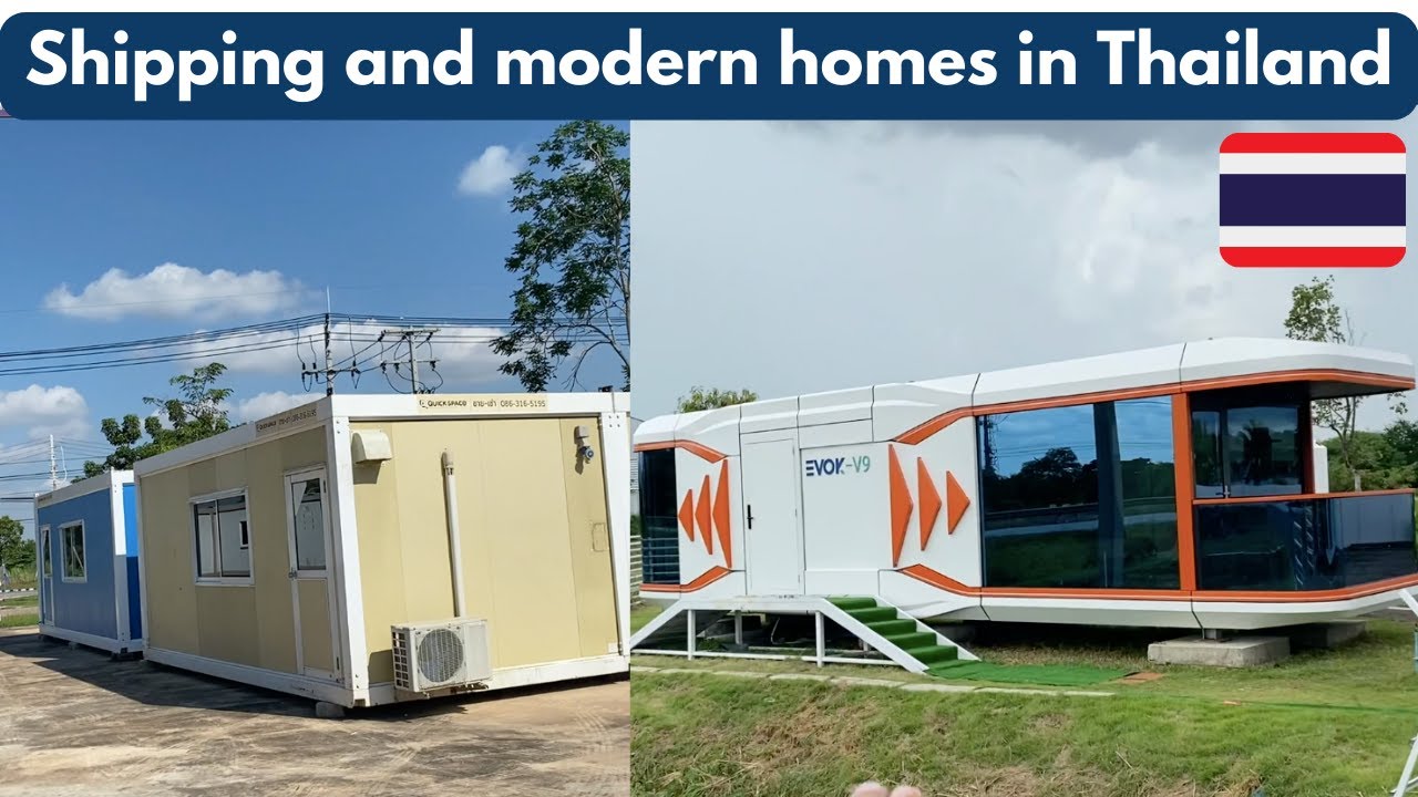 $4000 Shipping container and Modern homes in Thailand