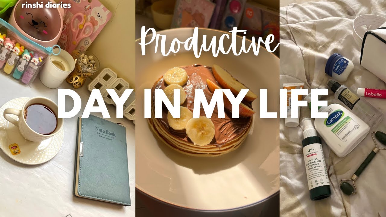 🎀 How I Stay Productive All Day | Day in My Life| aesthetic🌷| RINSHI DIARIES🫶|malayalam