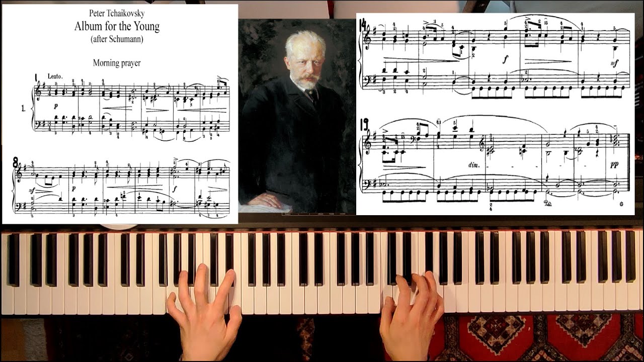 Tchaikovsky - Morning Prayer Op. 39 No. 1 - Lesson / Tutorial