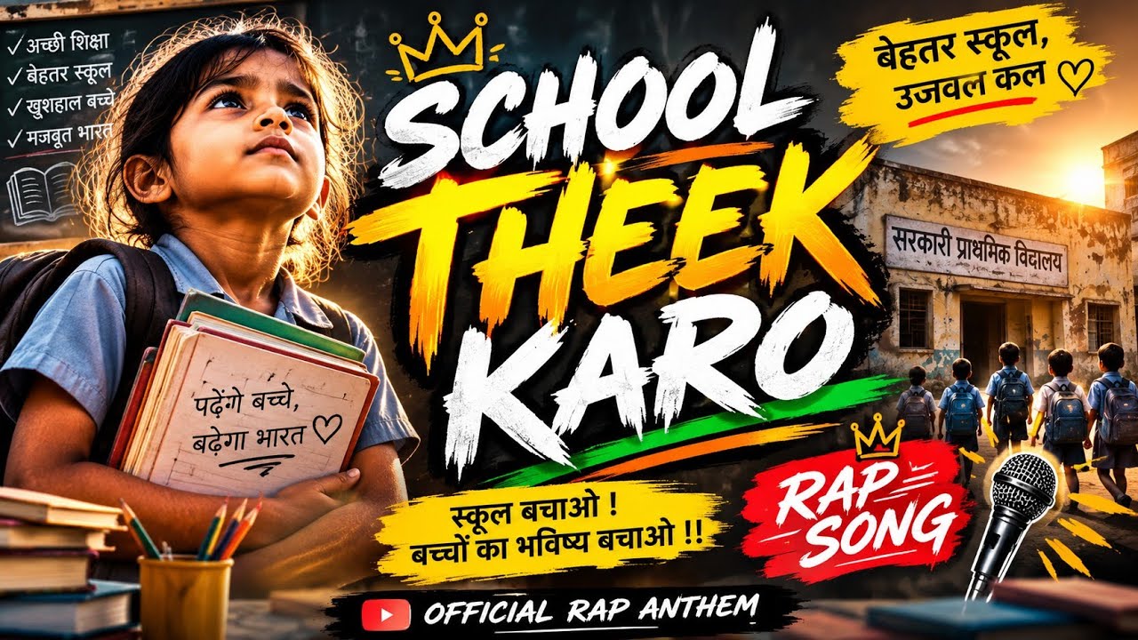 School Theek Karo 🔥 | Powerful Hindi Rap Song | Abhijeet Dipke Campaign | Education Rap Anthem