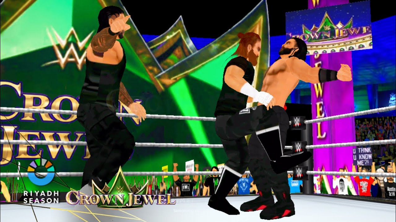 SAMI ZAYN HITS ROMAN WITH A HELLUVA KICK |WWE-WR3D CROWN JEWEL 2024| Reviewing a Crown JEWEL MOMENT