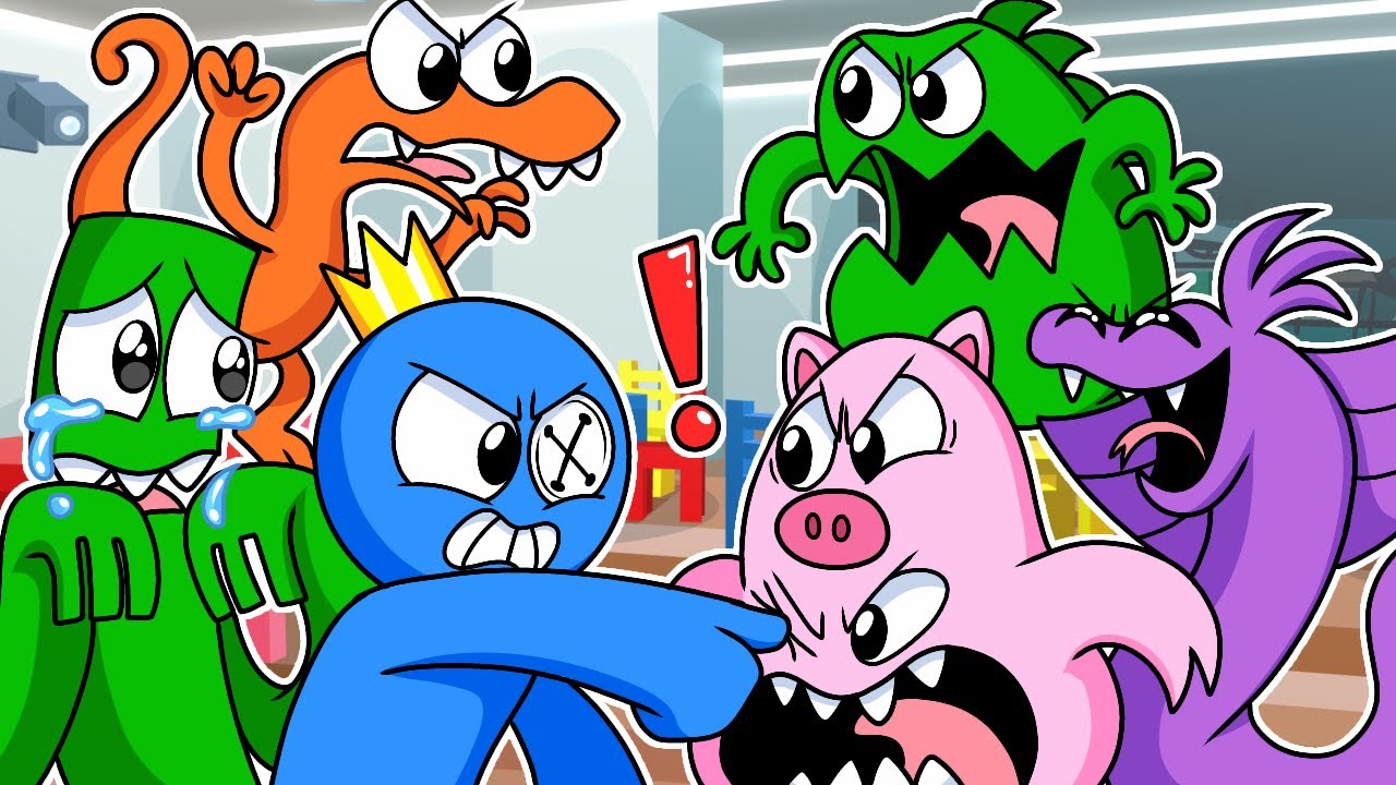 Garten of Banban 3 Vs. Rainbow Friends! FNF Animation Friends To Your End