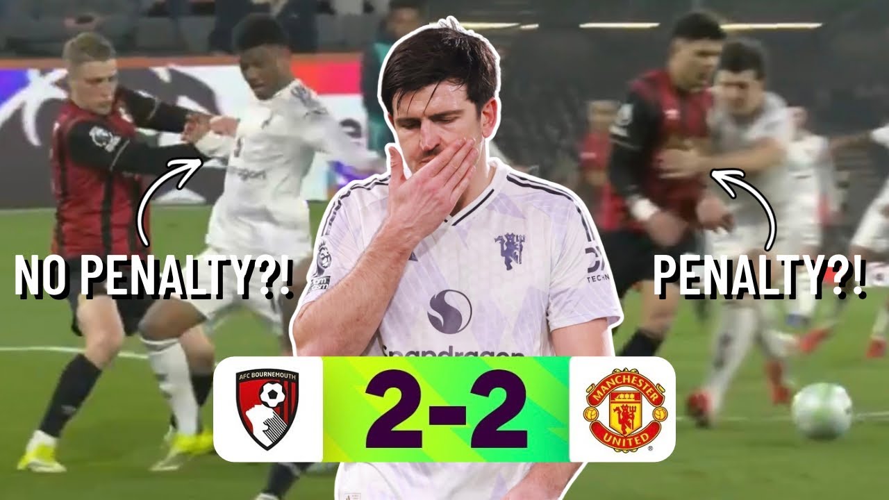 VAR DISGRACE! 😡 Bournemouth 2-2 Man Utd