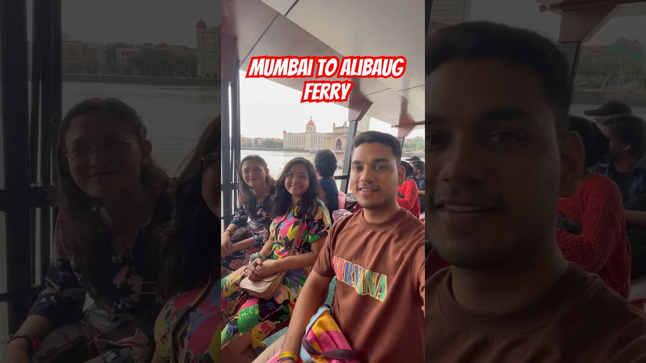 Mumbai to Alibaug by Boat #pallavisaini #ytshorts #maldarferry #traveltips #mumbaivlog