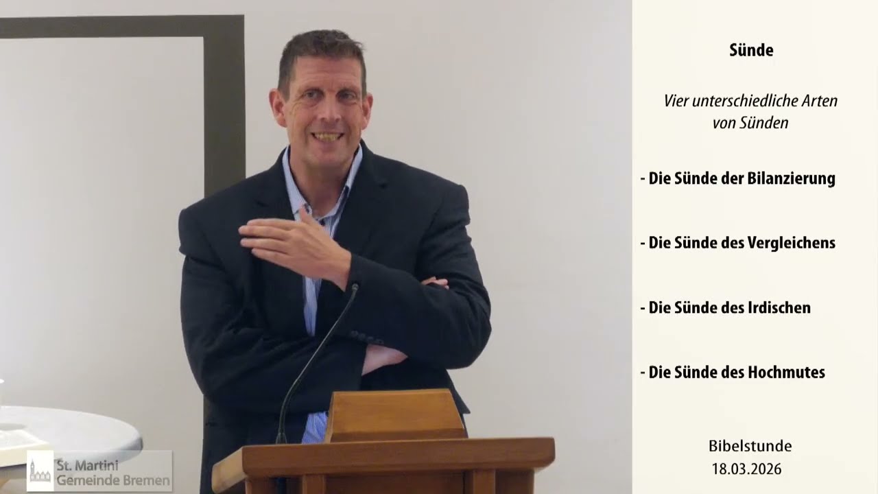 Bibelstunde am 18.03.2026