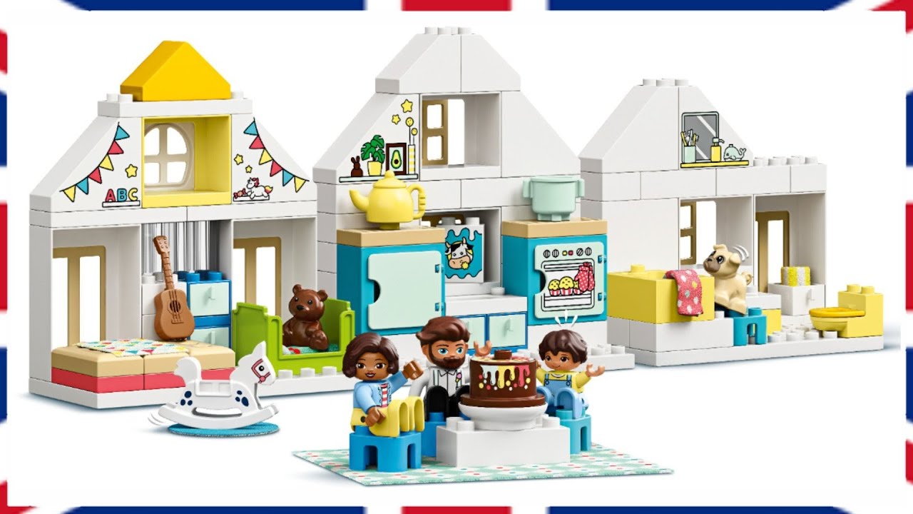 🐱🍕🎉  Modułowy domek zabaw LEGO DUPLO part2  🏡🛣🐶