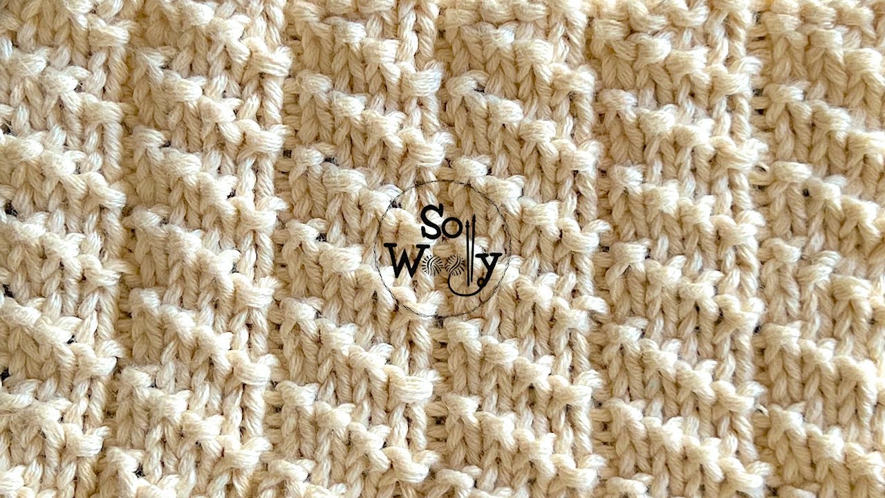 How to knit the Diagonal Ladders stitch pattern - So Woolly