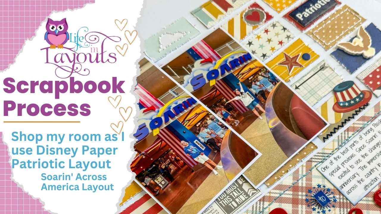Soarin' Across America - Simple Stories - Say Cheese - Scrapbook Process - Life in Layouts