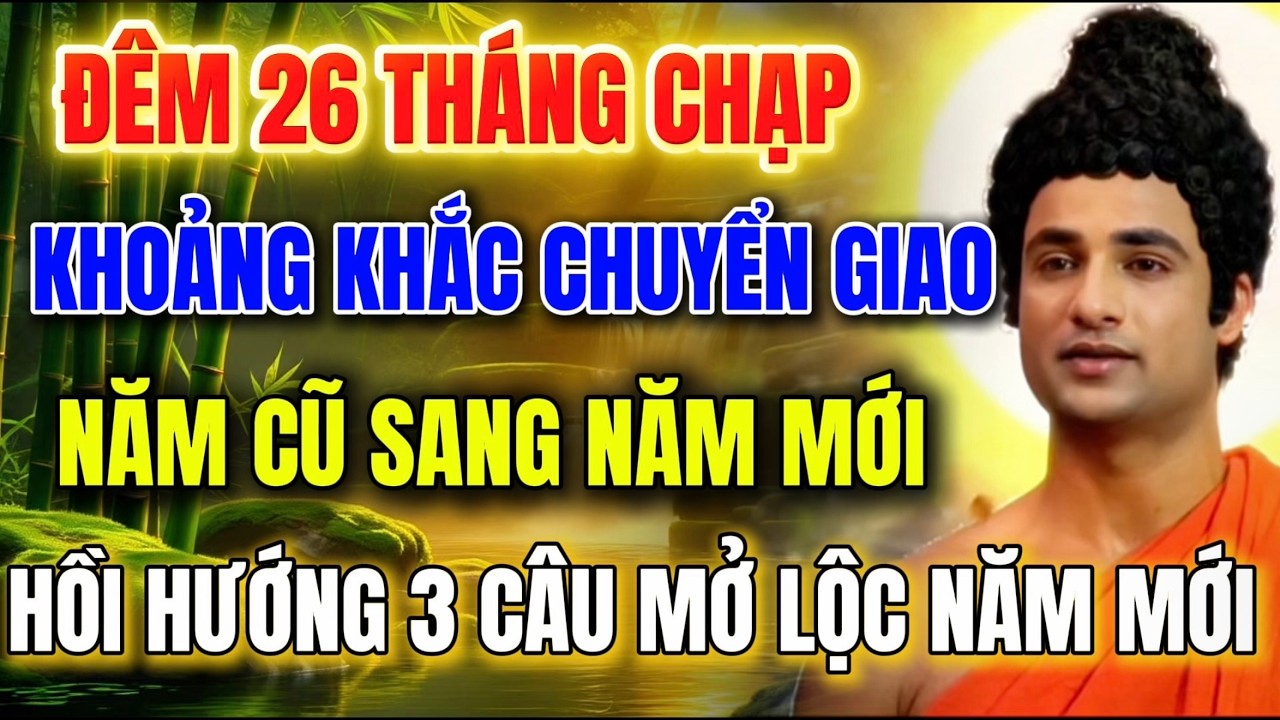 Đêm 26 Tháng Chạp – Khoảnh Khắc Sắp Chuyển Giao Năm Cũ, Hồi Hướng 3 Câu Để Mở Lộc Năm Mới !