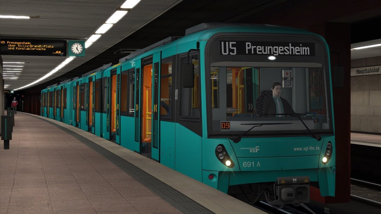 Train Simulator 2019 U-Bahn Frankfurt II: Line U5 Gameplay (U5-Triebwagen)
