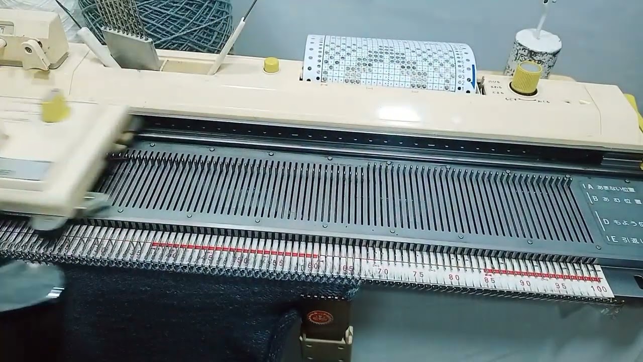 Como hacer tejido Suéter caballero Talla M, en Máquina de tejer TRICOTOSA