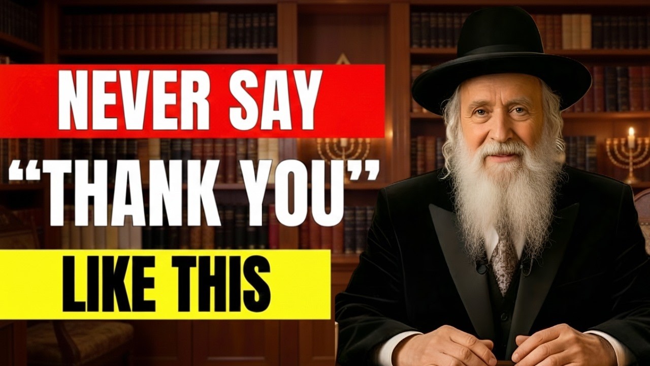 NEVER Say  Thank You  Like This  Jewish Secret That Blocks Your Blessings tody 2 1080p caption