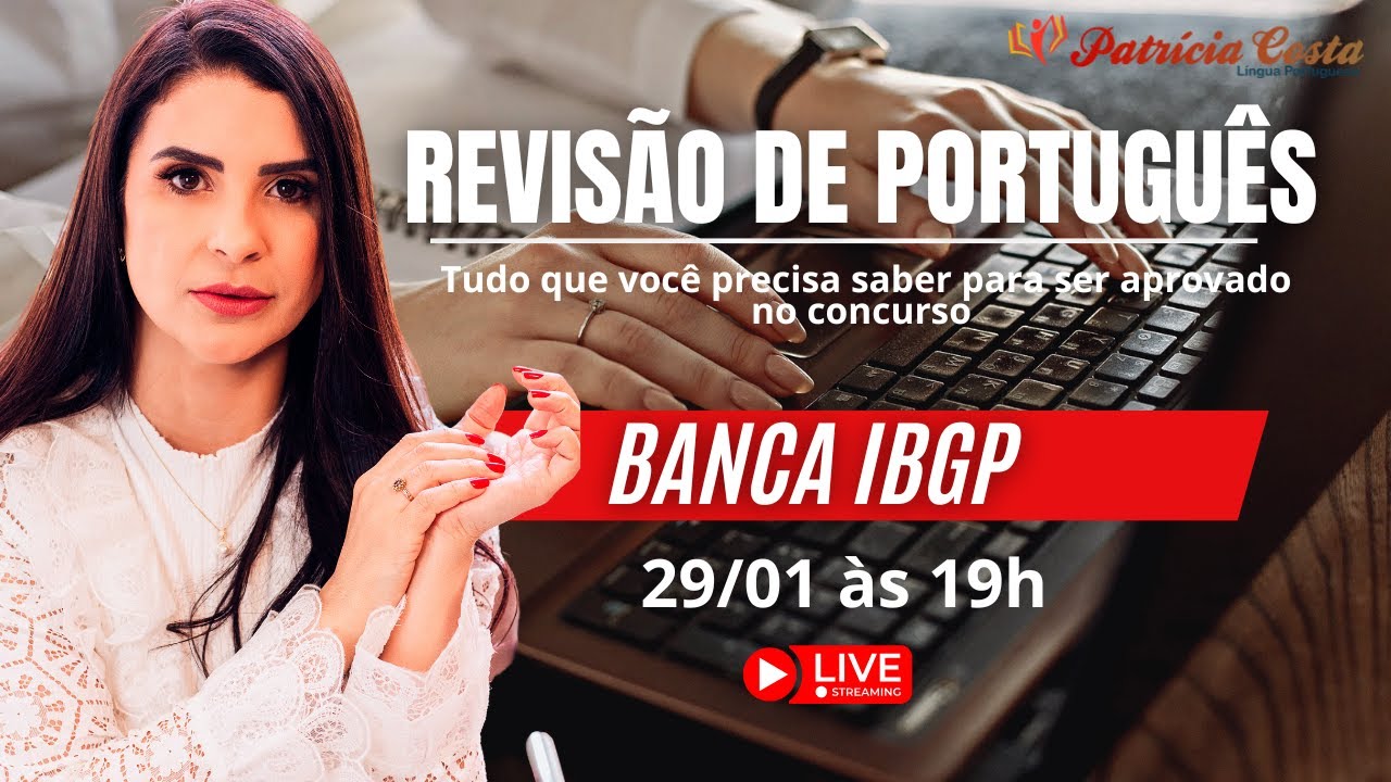 Revisão do cronograma de Português banca IBGP