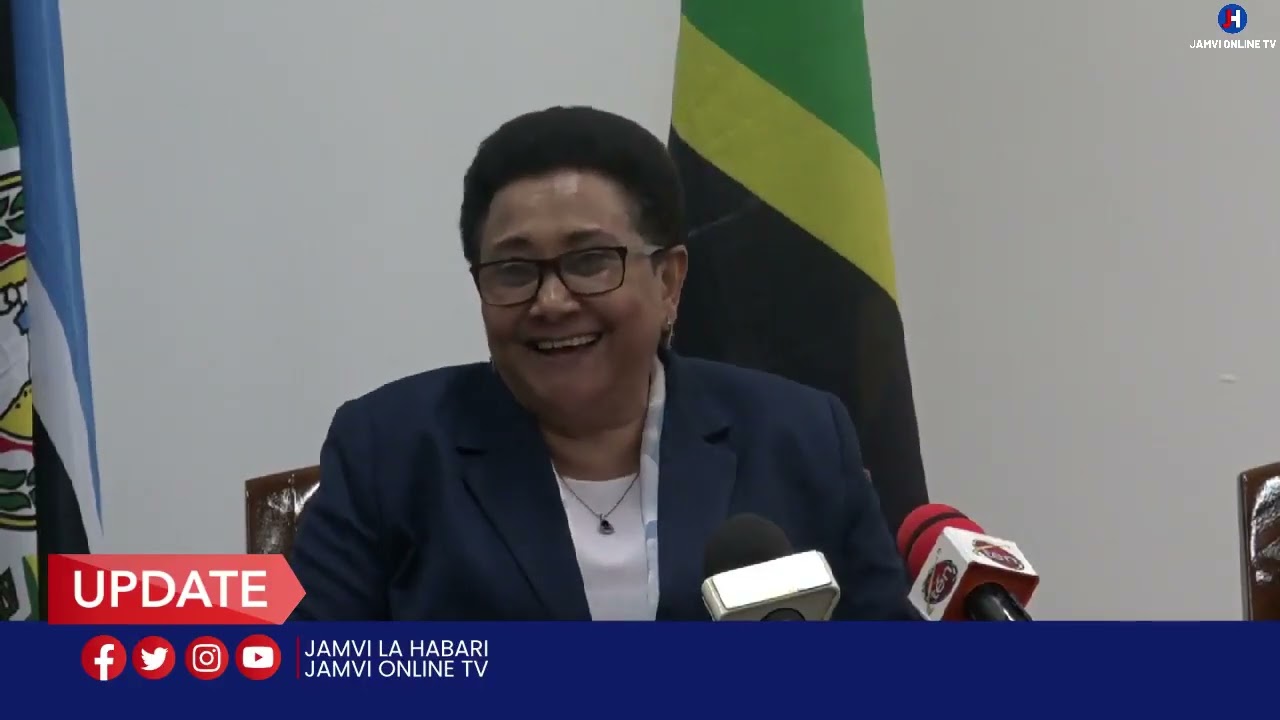 DKT. TAX ANAZUNGUMZA NA WAANDISHI WA HABARI, KUHUSU ZIARA YA MAKAMU WA RAIS WA MAREKANI