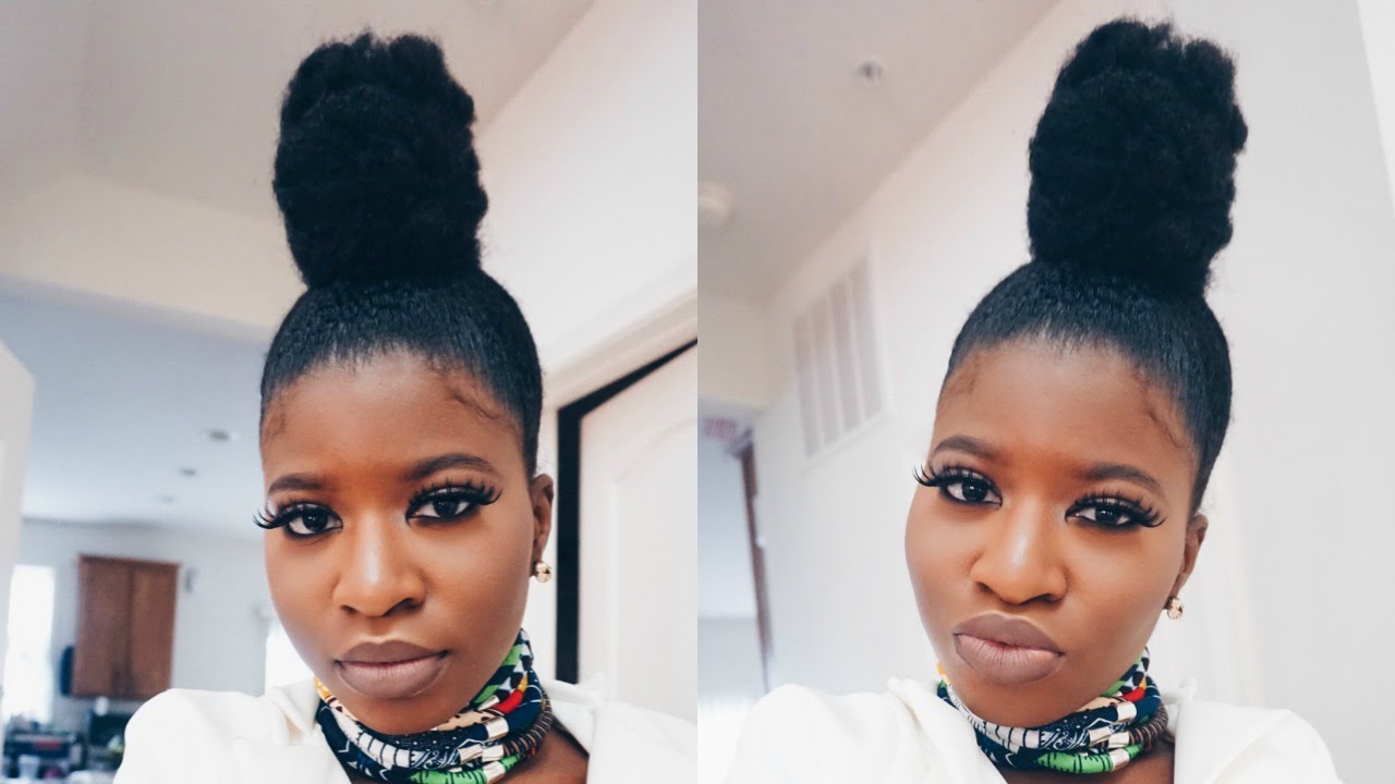 NATURAL HAIR | THE TOP KNOT