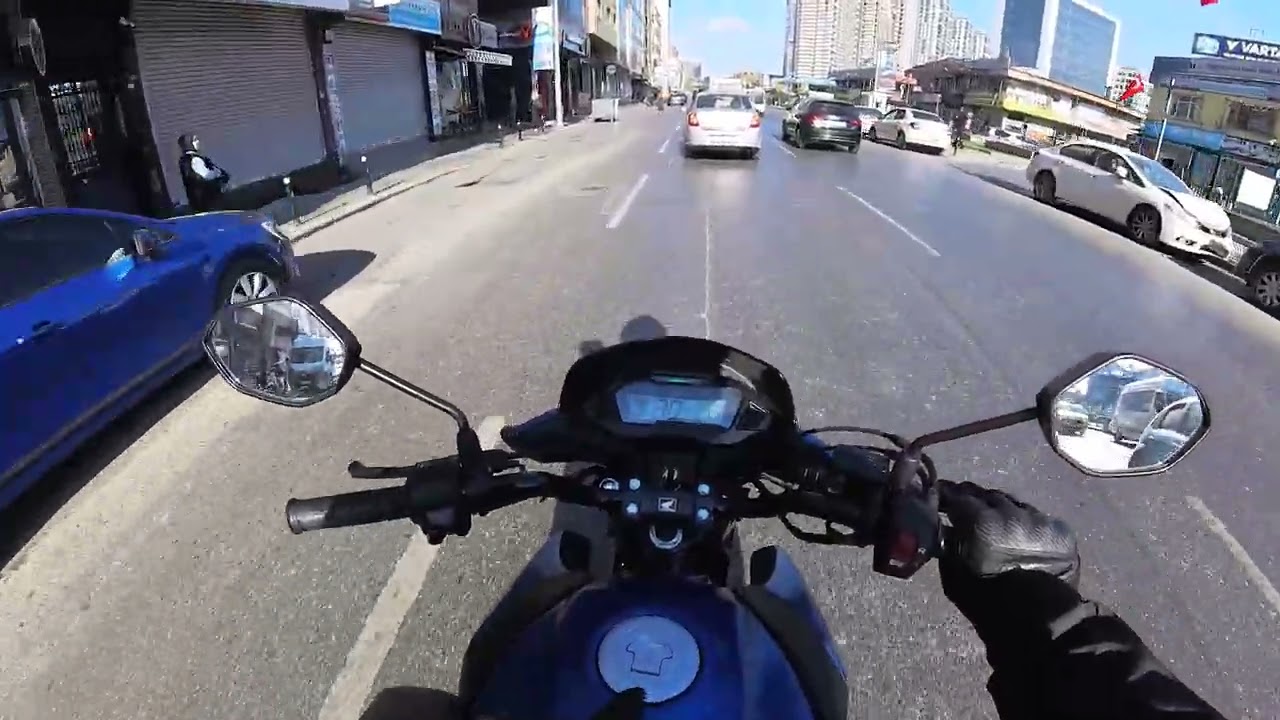 HONDA CB 125 F TEST