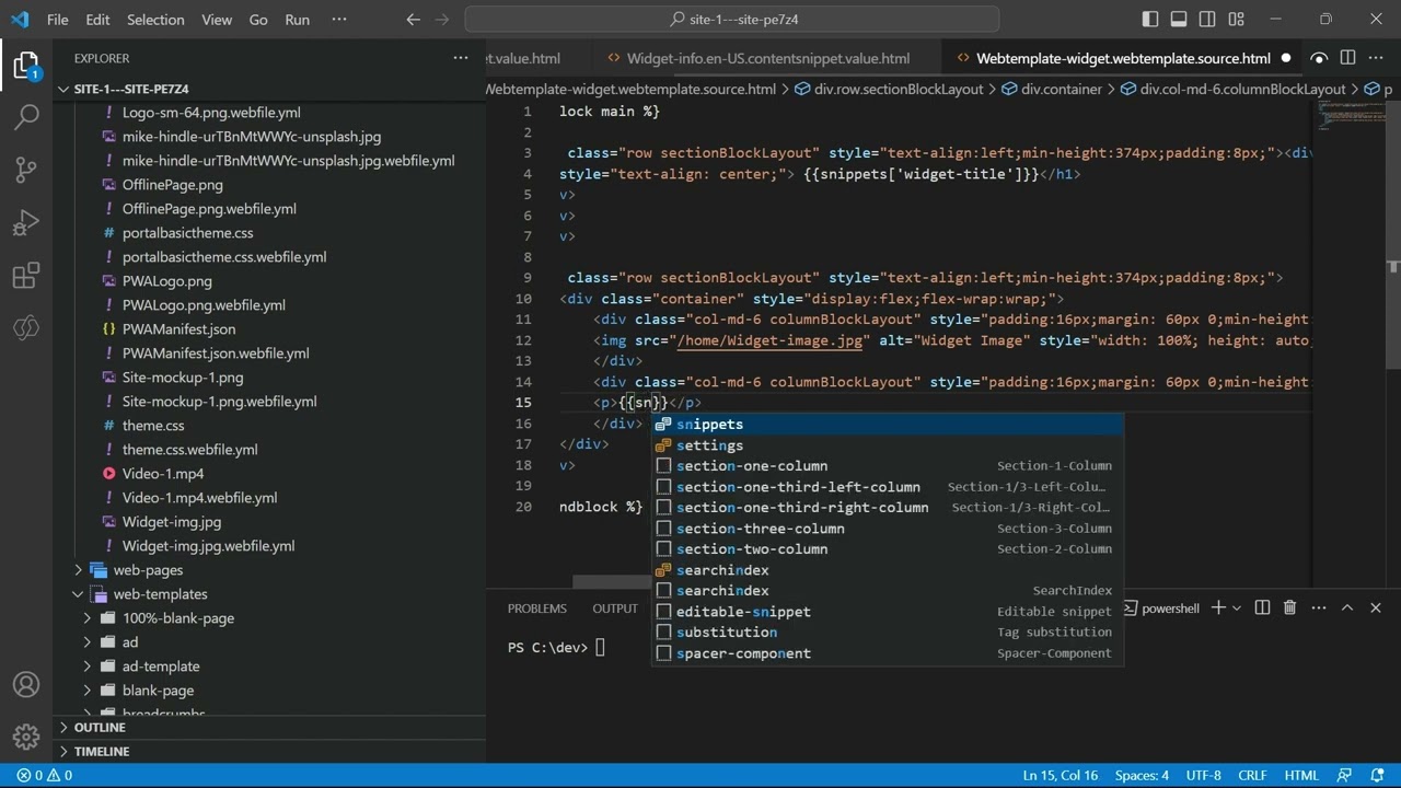 Create a Power Pages webpage all from within Visual Studio Code