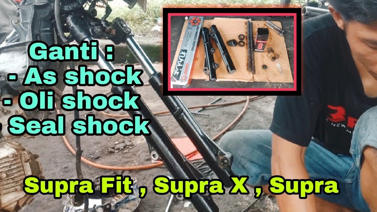 Supra Fit Ganti As Shock , Oli Shock Dan Seal Shock @Asm Channel