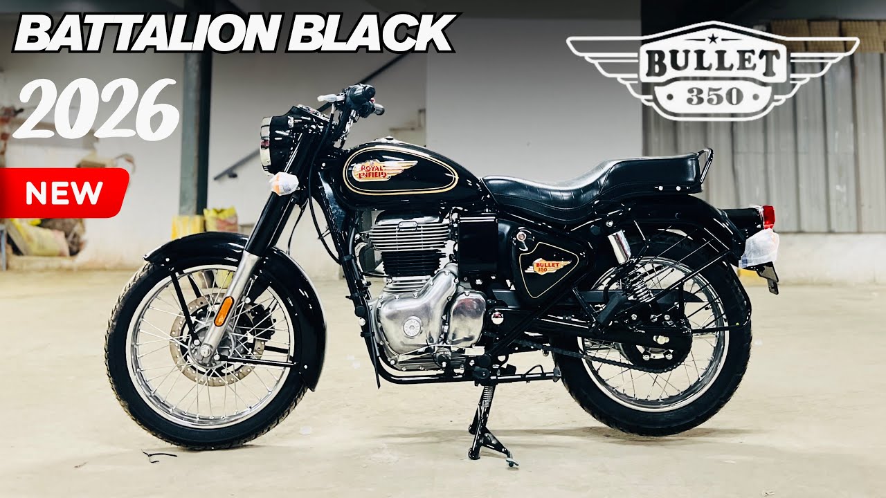 2026 🔥 Royal Enfield Bullet 350 Battalion Black Full Review ✅ On Road Price & Features ❤️ Bullet 
