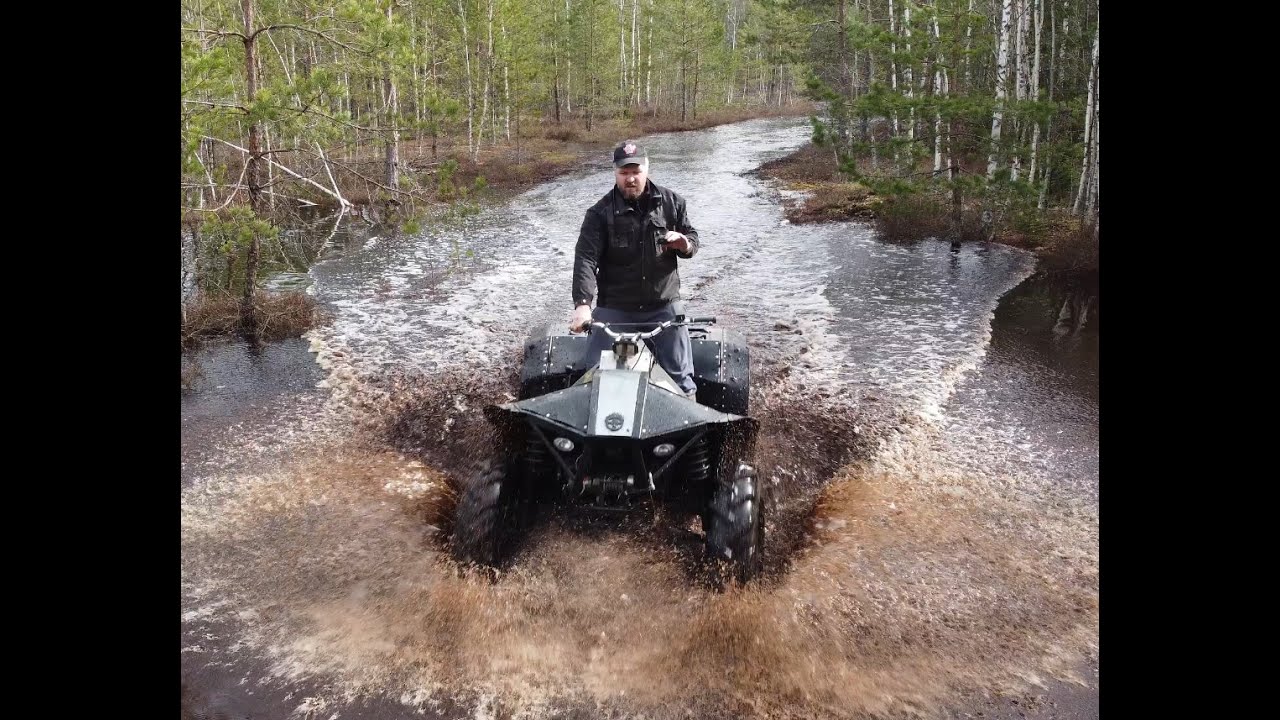 Homemade 4x4 Turbo Quad/ATV with VW 1.9TD engine, 01.04.2024
