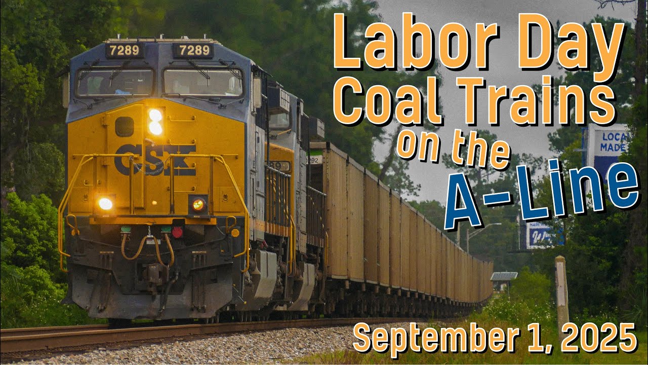 Labor Day Coal Trains on the A-Line | Railfanning Jacksonville