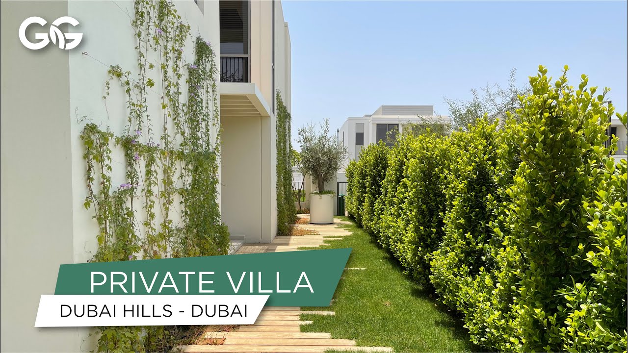Dubai Hills   Dubia Private Villa | Landscape Work | Modern Garden Forest Design