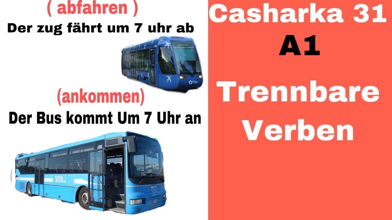 Barashada Jarmalka | Trennbare Verben | ficilada la kala saaro| A1- Casharka 31