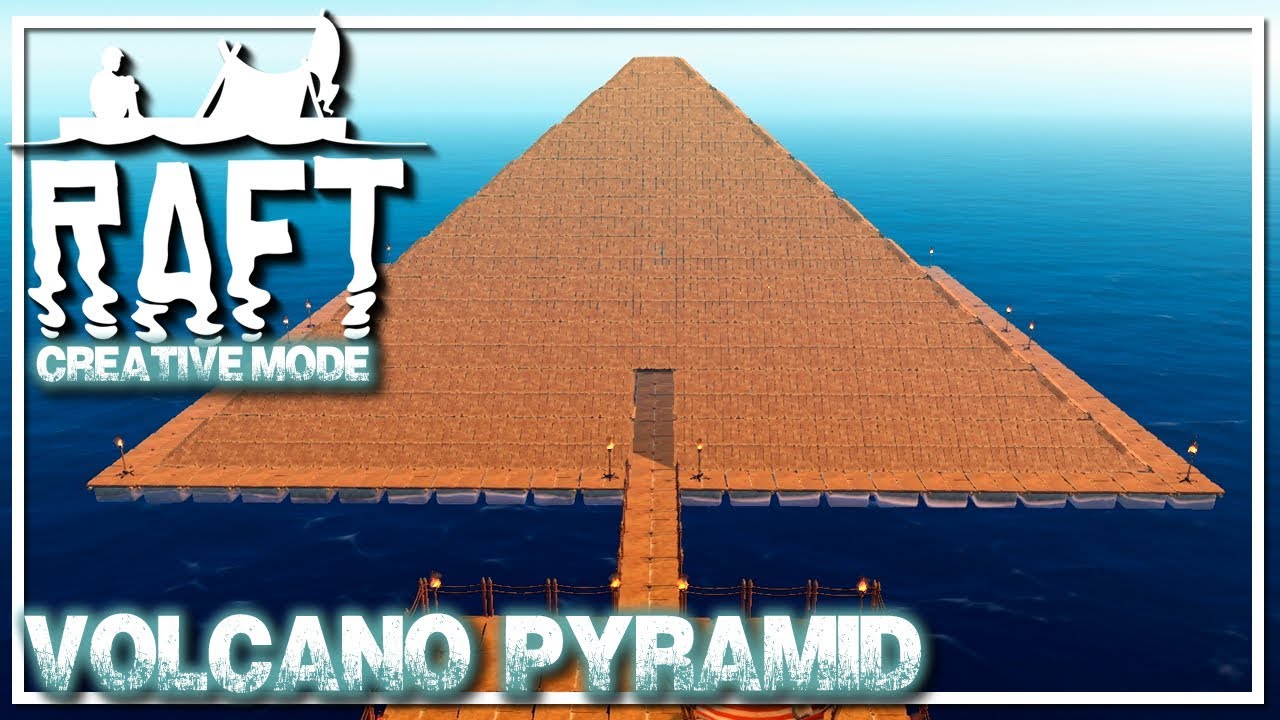 Volcano Pyramid | Raft Creative Gameplay Let's Play EP1