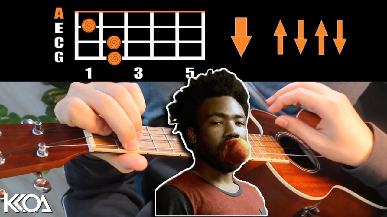 Childish Gambino - REDBONE Easy Ukulele Tutorial