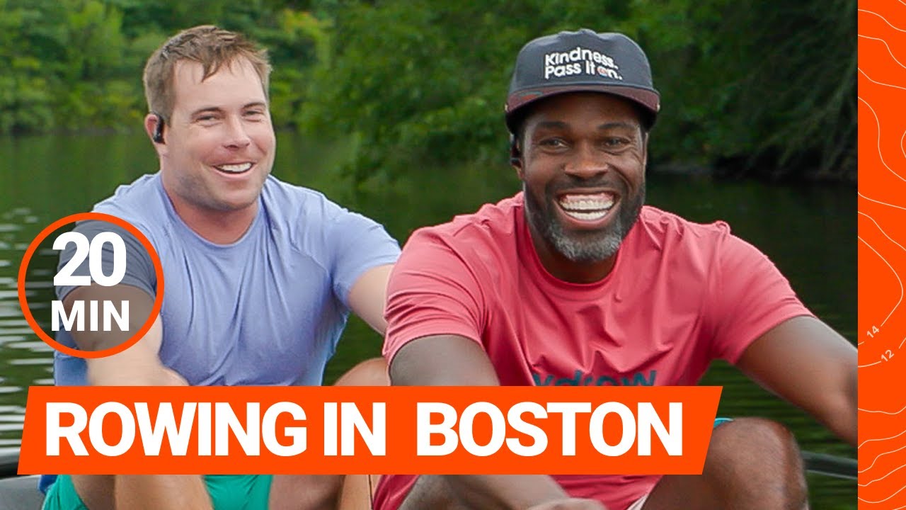 Thrilling 20-Minute HIIT Rowing Workout in Boston With Captivating Racing Stories!