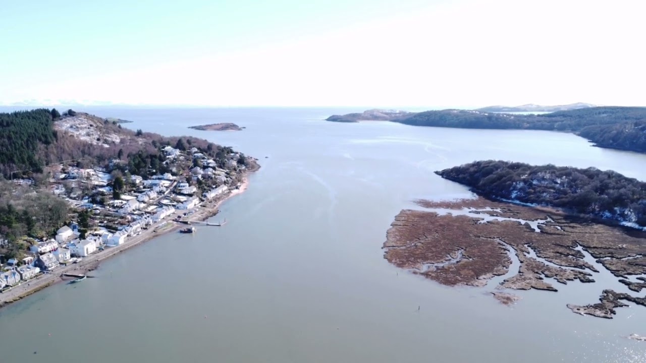 Flying round Kippford. @DJI