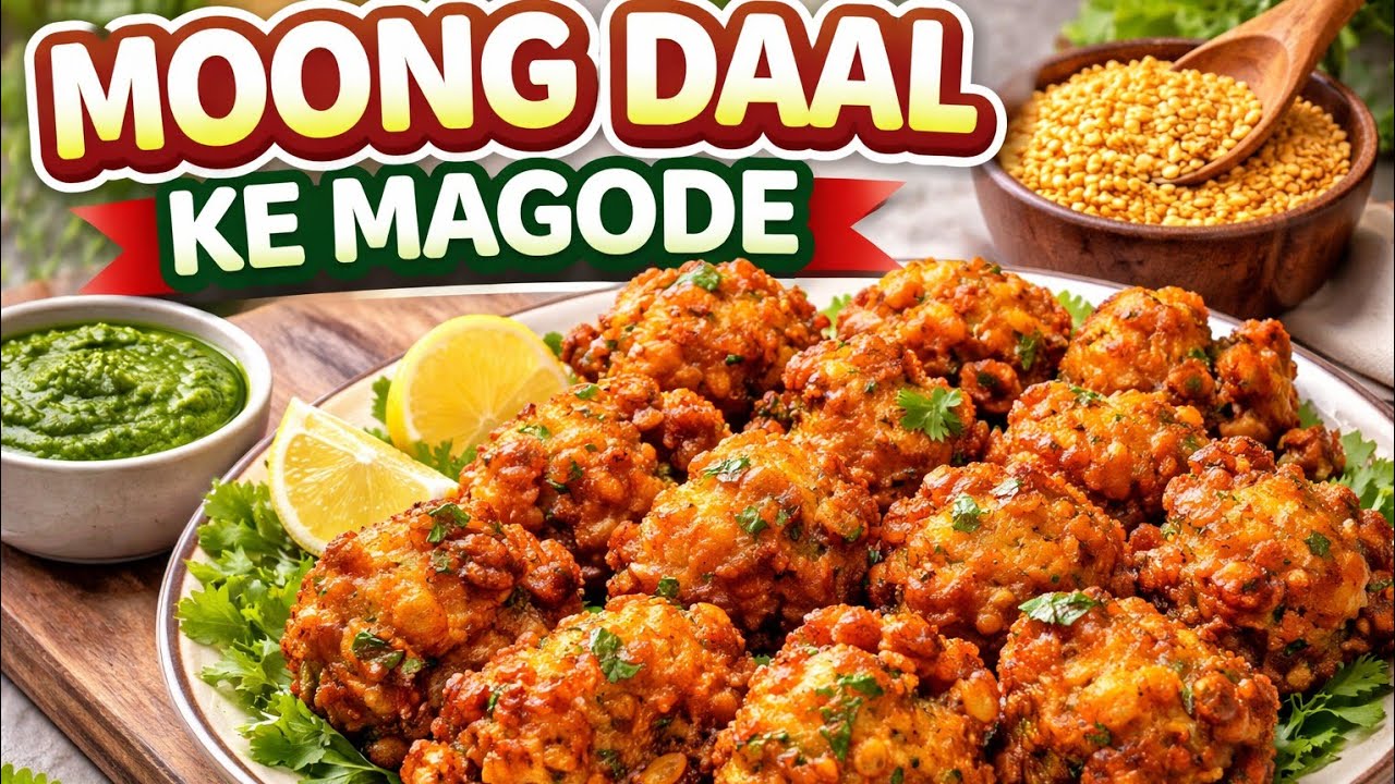 मूंग दाल के मंगोड़े बनाने की आसान विधि | Crispy Mangode Recipe