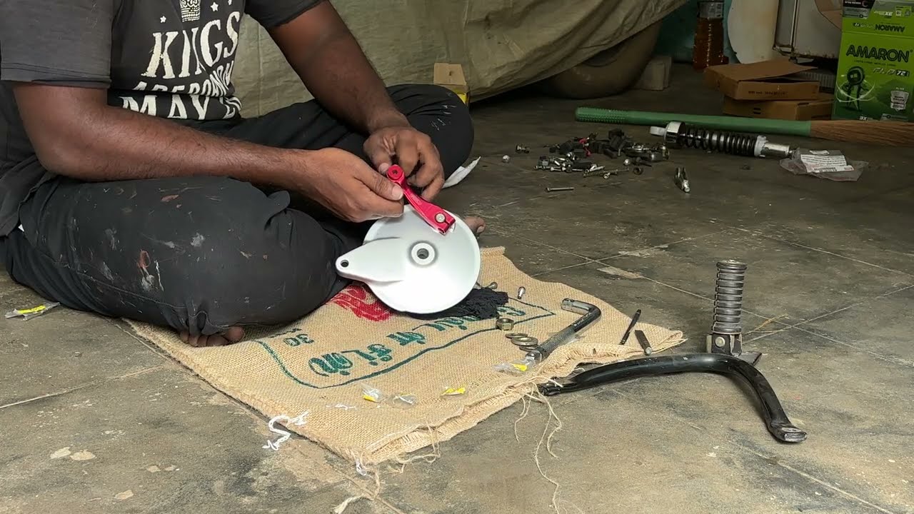 Installing cnc rear brake cam in RX100 #rx1355speed 