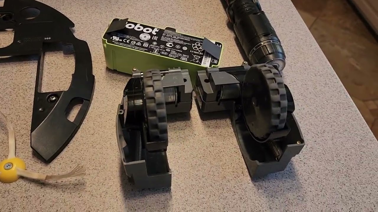 How to fix repair iRobot Roomba 960 spinning in circles by replacing wheels