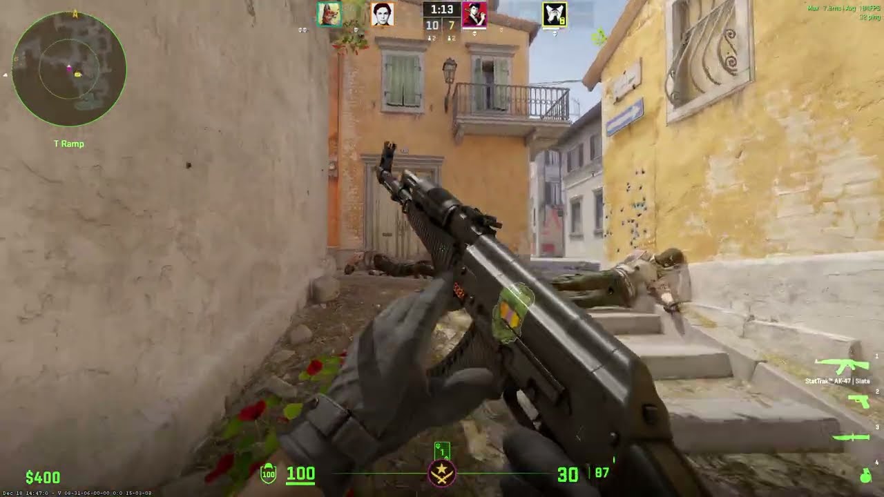 Rei Tenji - AK-47 Rips on Inferno in Comp Match