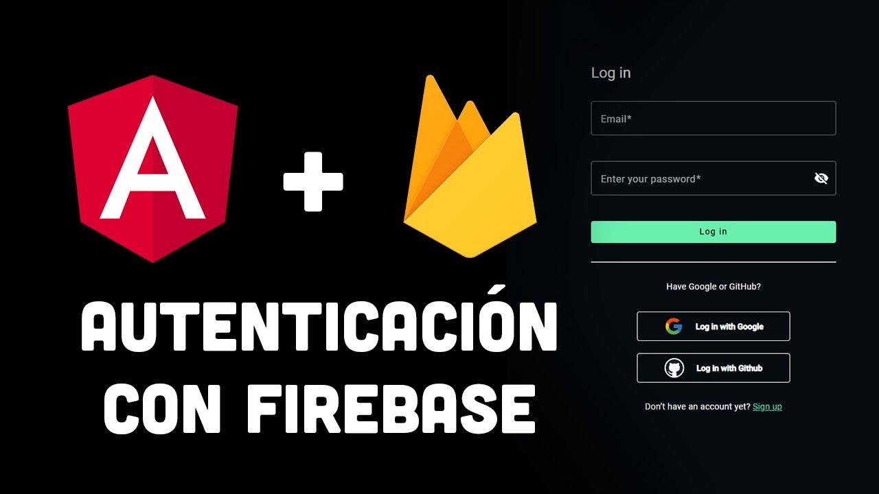 Angular Firebase Autenticacion (Login y Registro con Google y Github)