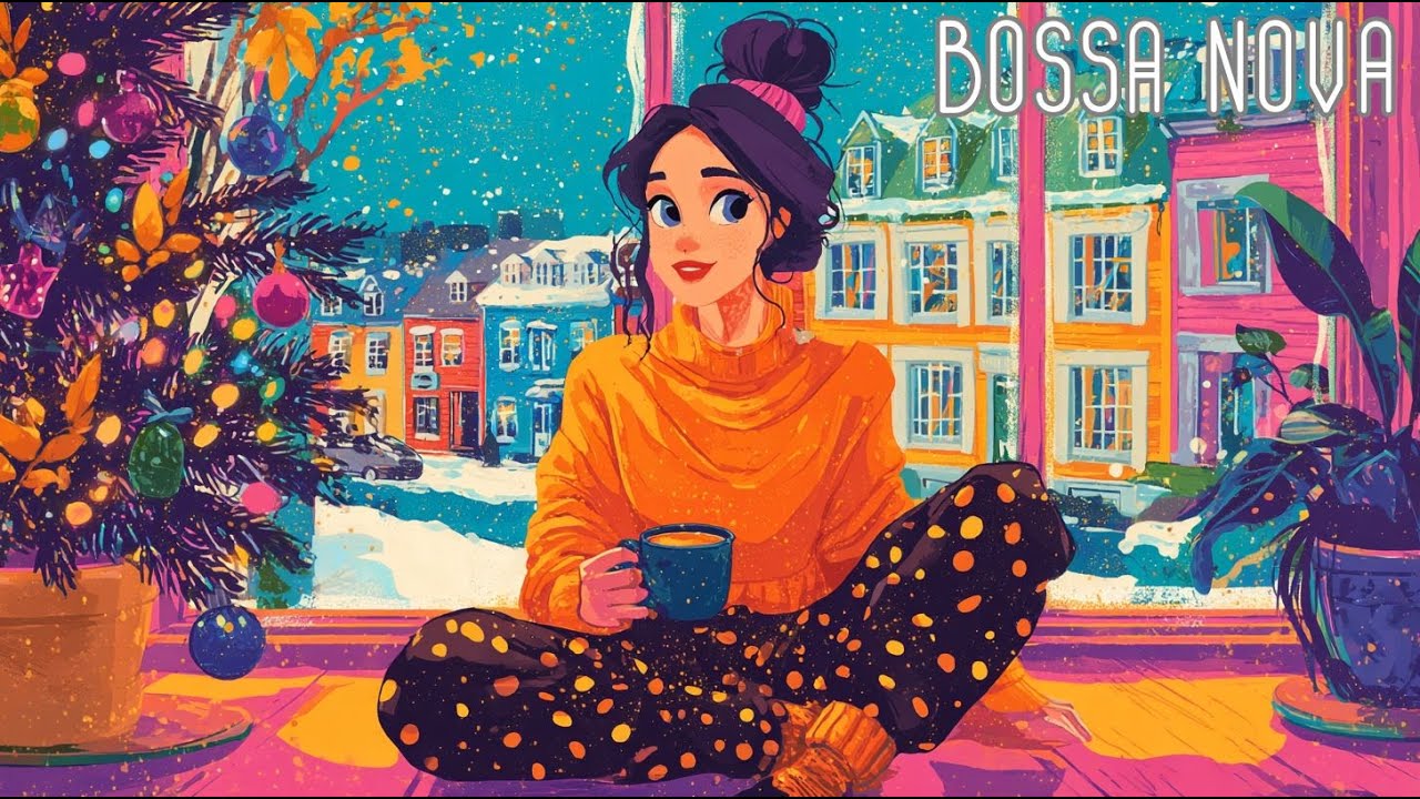 Cozy Nordic Winter Jazz ☕ Soft Bossa Nova & Warm Coffee Moments for Relaxing Afternoons