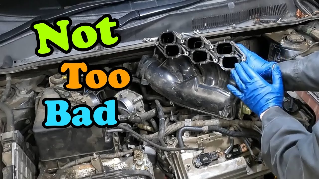2006-2012 Toyota Rav4 V6 Upper Intake Manifold Gasket Intake Removal How To