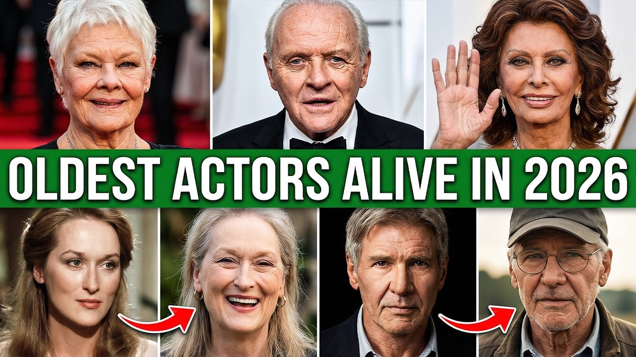 60+ Oldest Famous Actors: Then and Now (Alive in 2026)