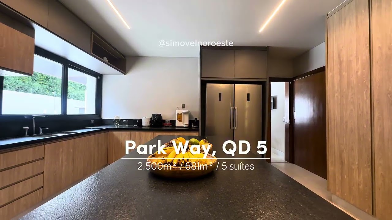 SMPW Quadra 5, 681m², mobiliado, 5 suítes, piscina, churrasqueira - R$: 5.500.000