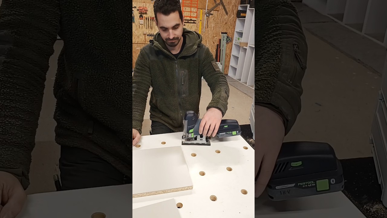 Wyrzynarka - czyste cięcie! Najlepszy brzeszczot! #woodworking #carpenter #festool #bosch #tools