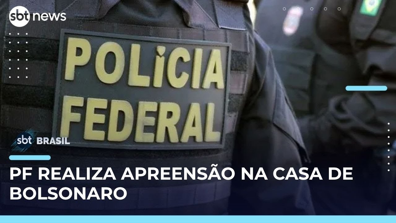 Celular de Bolsonaro é apreendido pela Polícia Federal | #SBTBrasil