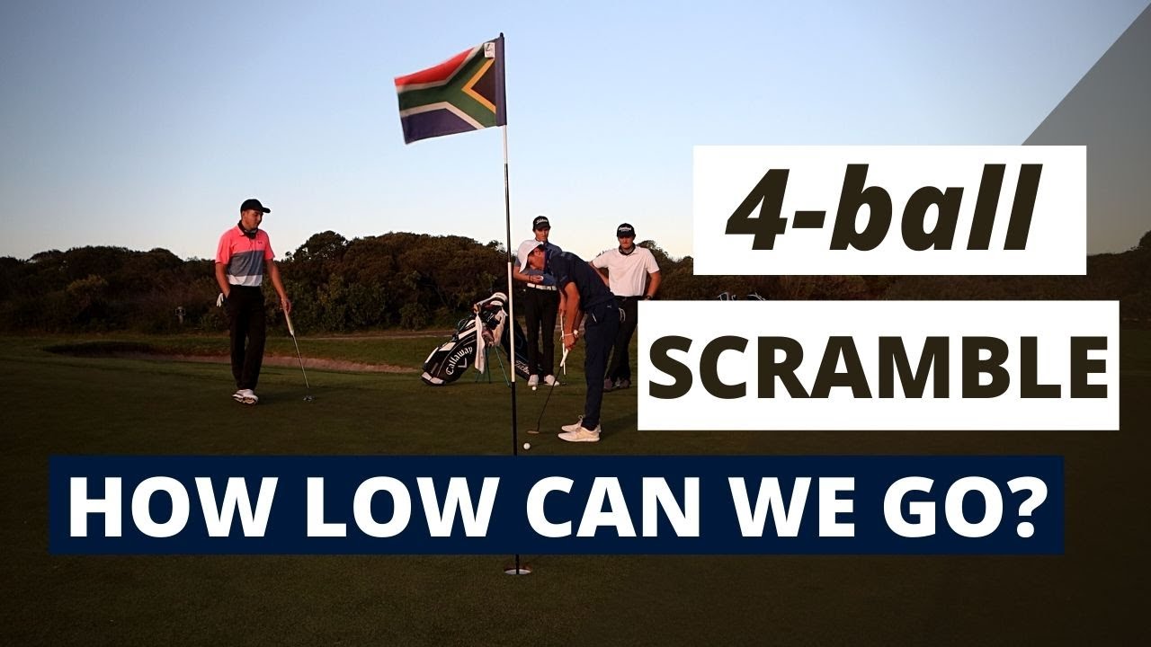 4-ball scramble at Atlantic Beach Links Golf Course in Cape Town / Golf Course Vlog in South Africa