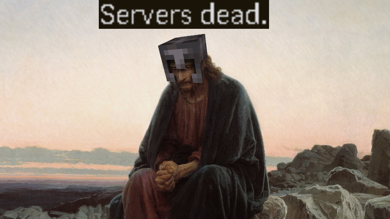 Raiding the end by myself because Hytale made everybody abandon the Relentless modded server