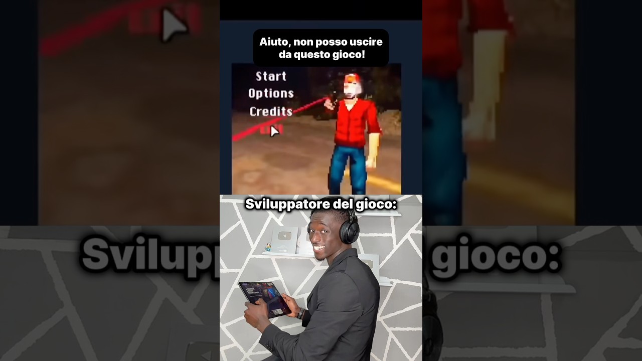 Aiuto non posso uscire da questo gioco 😭