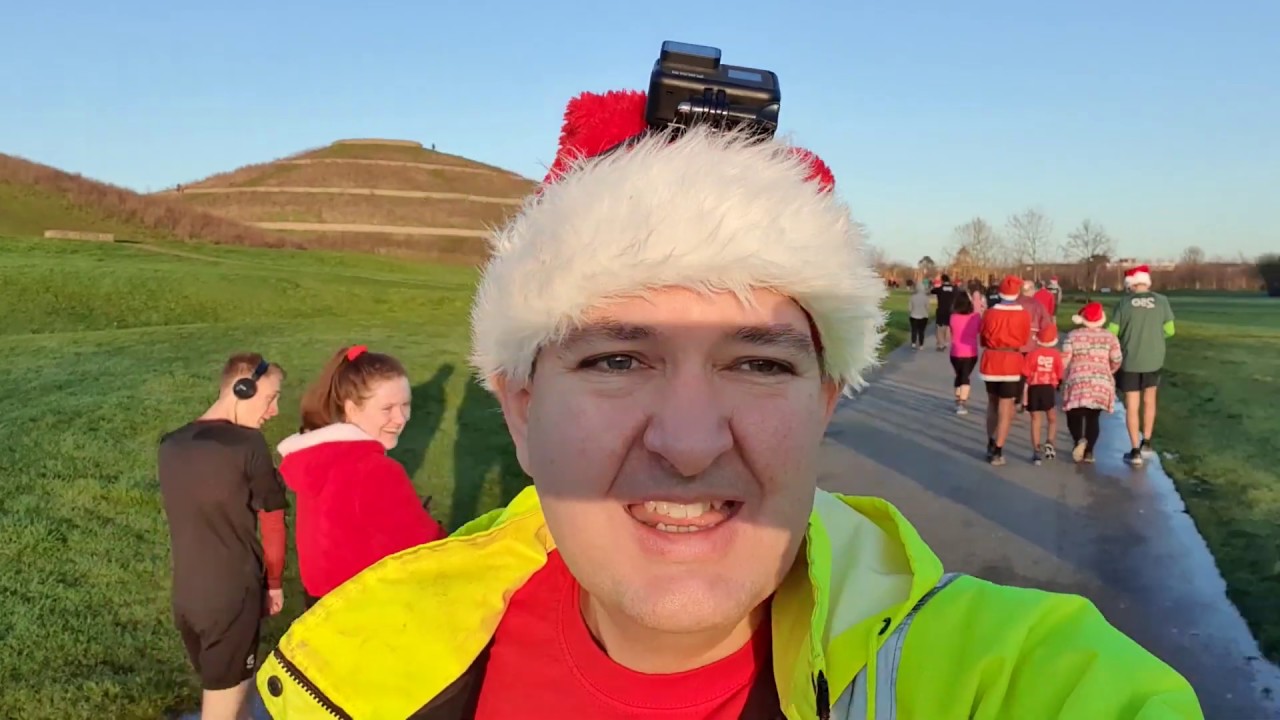 Northala Fields parkrun Christmas Day 2019 #290.  The one with the dinosaurs.