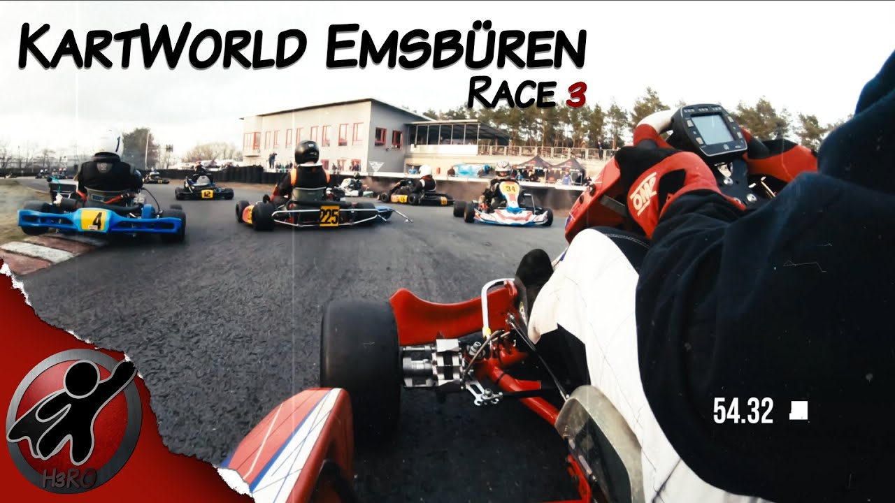 Kart Emsbüren 23.03.2019 | Iame X30 Super | Swiss Hutless Swiss 1 | DNKM Rennen 3