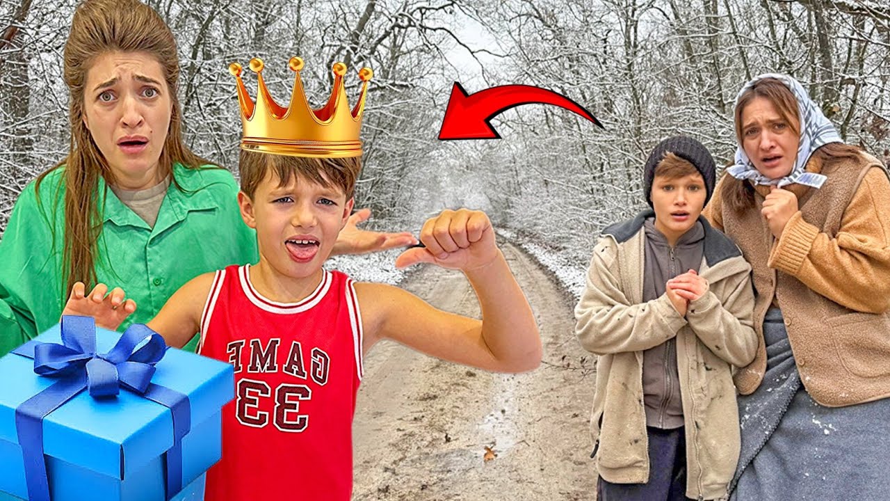 😏Copilul SĂRAC dă o LECȚIE celor BOGAȚI😱/ Istorioara tristă de CRĂCIUN ❤️