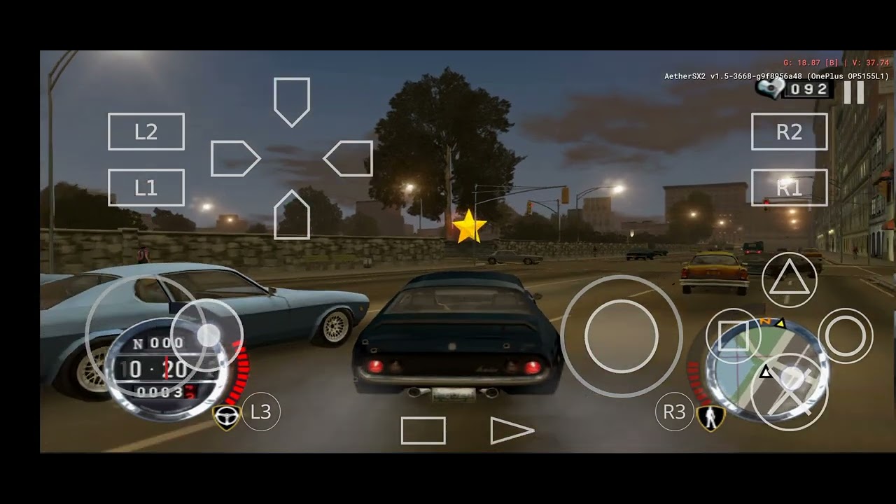 Driver Parallel Lines Android AetherSX2 Emulator Playstation 2 SD 888 + Settings