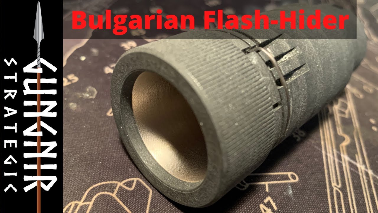 Bulgarian 4 Piece Flash Hider Overview.